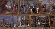 David Teniers Details of Archduke Leopold Wihelm's Galleries at Brussels Germany oil painting artist